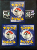 Pokemon Karten - 3 Starker Base Set Glumanda, Bisasam, Schiggy (deutsch)