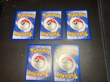 Feuer, Wasser, Blatt, Blitz, Kampf Energie Base Set (1999) - Pokémon Einzelkarte