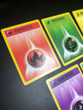 Feuer, Wasser, Blatt, Blitz, Kampf Energie Base Set (1999) - Pokémon Einzelkarte