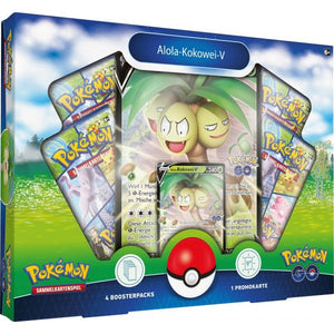 (Pokemon GO) "Kokowei V Collection Box" mit 4 Boostern